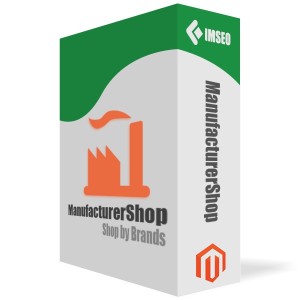 magento module manufacturer shop by brands